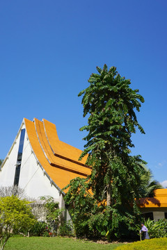 热带雨林民族文化博物馆建筑外景