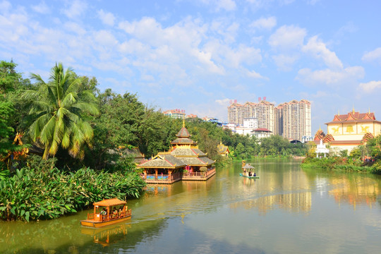 曼听公园 御花园水景