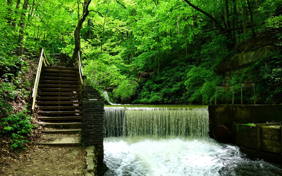 山水 风景 大自然 春