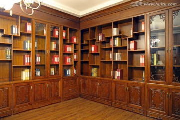 红木书柜