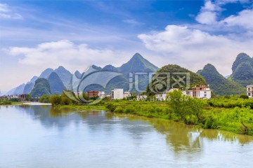 桂林山水漓江风光