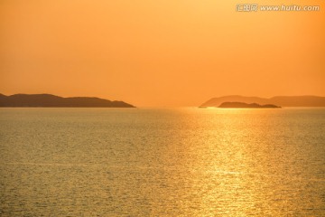 泰国芭提雅黄昏的海