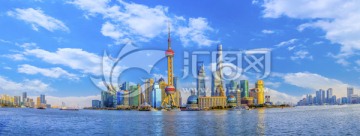 上海外滩风光全景大画幅
