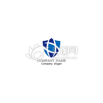 盾牌網(wǎng)絡標志設計 logo設計