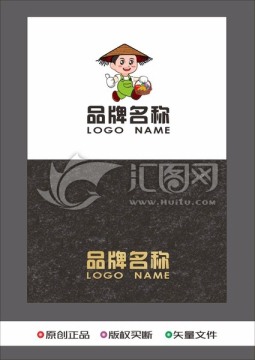 农业卡通LOGO