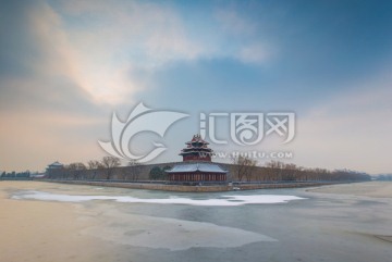 故宫角楼雪景