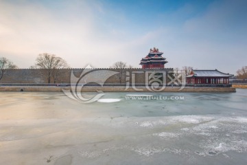 故宫角楼雪景