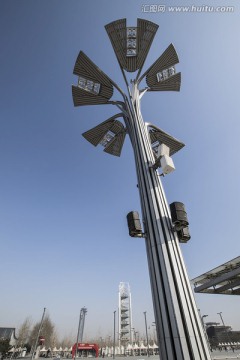北京奥林匹克公园 灯的造型