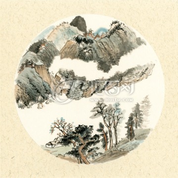 国画山水画