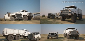 越野卡車吉普車3D模型