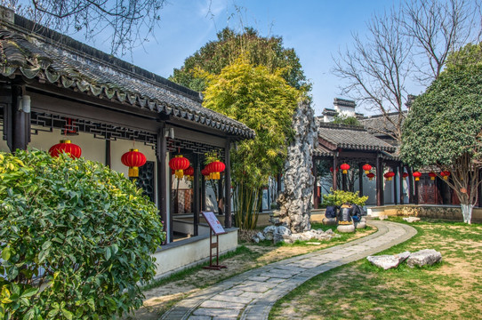 中式古典园林 南京甘熙宅第长廊