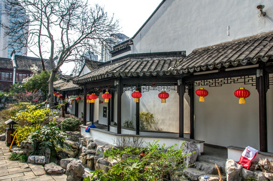 中式古典园林 南京甘熙宅第长廊