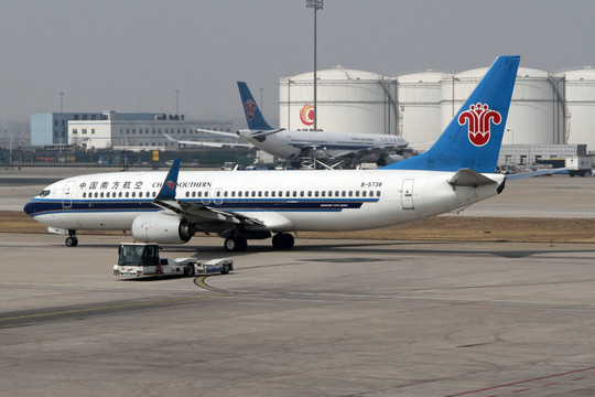 北京首都机场 南方航空飞机