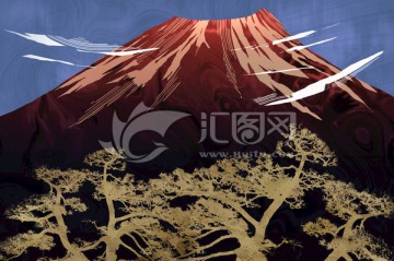 富士山装饰画