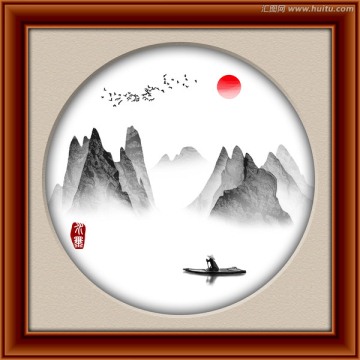 創(chuàng)意山水畫
