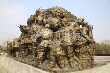 合肥渡江战役纪念雕塑