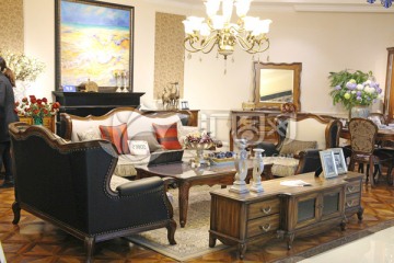 欧式家具沙发 客厅空间设计