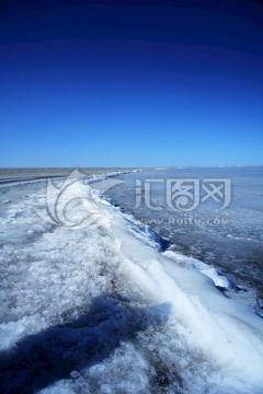 冬天的青海湖
