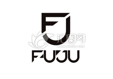 FJ字母logo设计