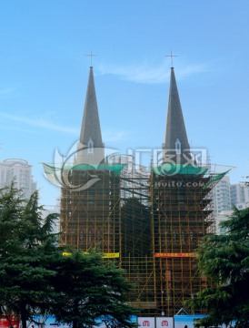 教堂修复工程
