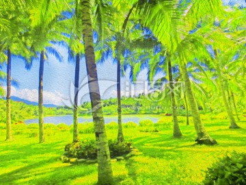 風(fēng)景油畫