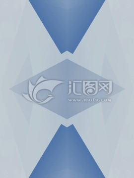 藍(lán)色幾何抽象拼接面立體背景高清
