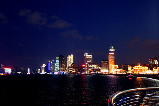 上海 外滩 陆家嘴 夜景 灯光