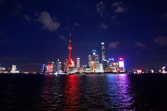 上海 外滩 陆家嘴 夜景