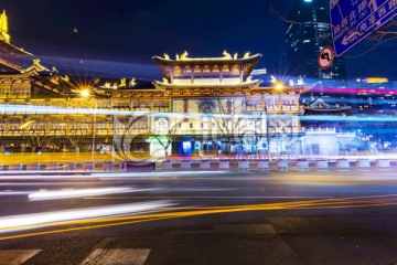 静安寺夜景