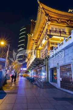 静安寺 上海 夜景 都市夜景