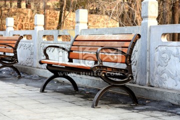 公园里的休闲长椅
