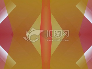 紅色立體拼接抽象面背景高清