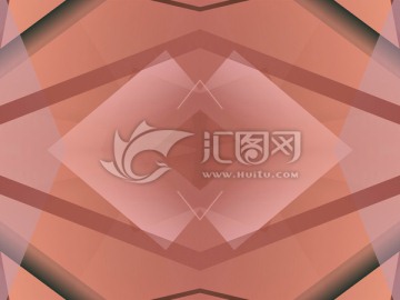 紅色幾何抽象拼接面立體背景高清