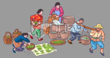 腌酸菜腌醬菜腌榨菜