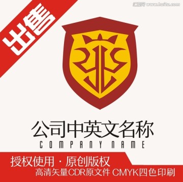 Y盾家裝飾裝修餐廳logo標(biāo)志