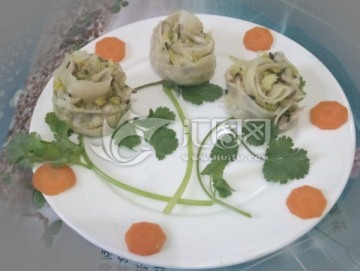 香菇白菜素卷