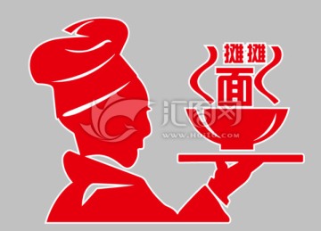 重慶小面擔(dān)擔(dān)面logo設(shè)計