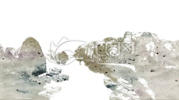 山水風(fēng)景抽象畫