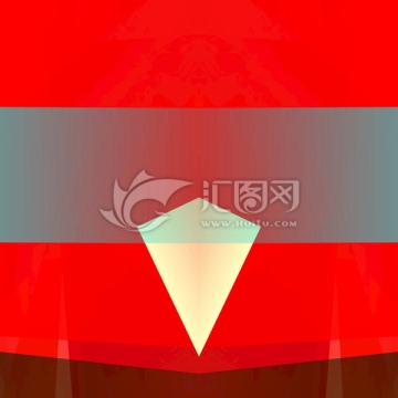 紅色立體拼接 抽象高清背景