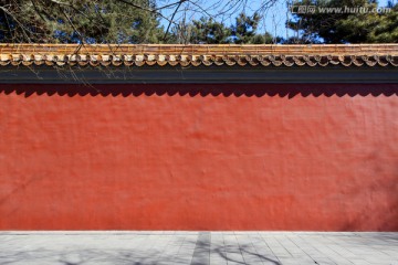 北京 皇城根 红墙 皇城 城墙