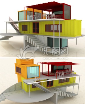 集装箱房子模型设计