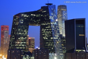 中央电视台夜景