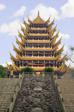 遂宁灵泉寺 观音阁外景