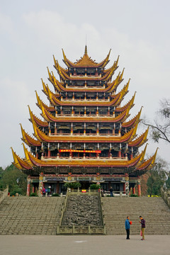 遂宁灵泉寺 观音阁外景