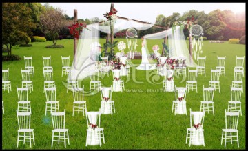 草坪婚礼仪式区效果图
