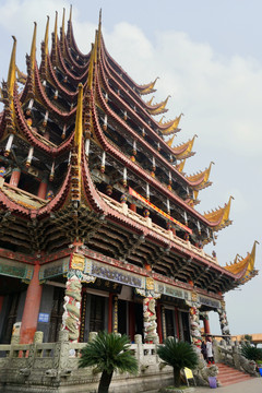 遂宁灵泉寺 观音阁外景