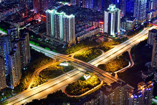 都市夜景 深圳夜景