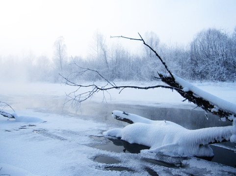 冰雪河流