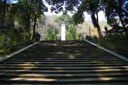 石头 台阶 府山公园