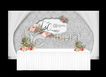 婚禮歐式簽到區(qū)